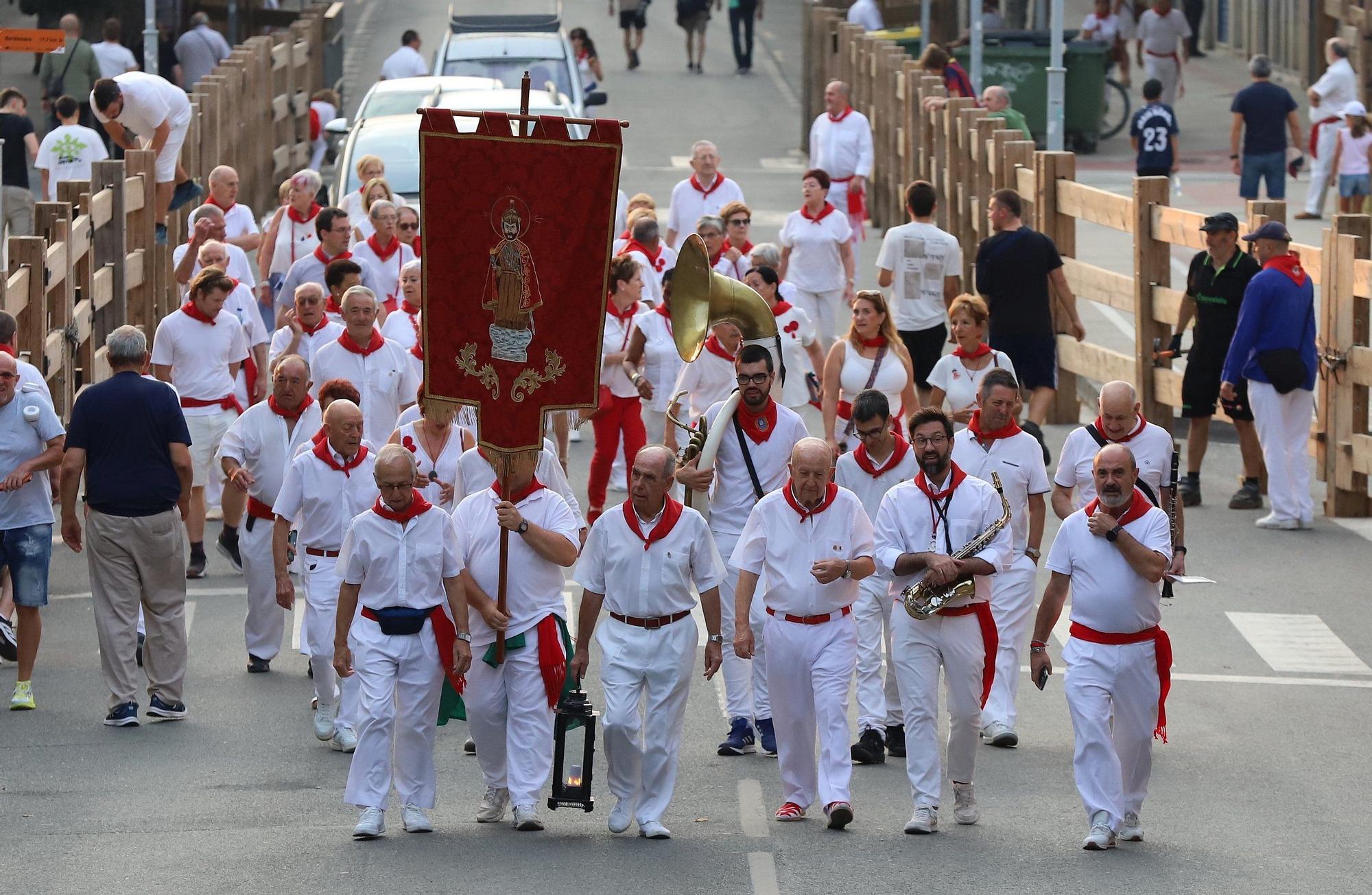 Fotos del segundo encierro de fiestas de Tafalla 2025