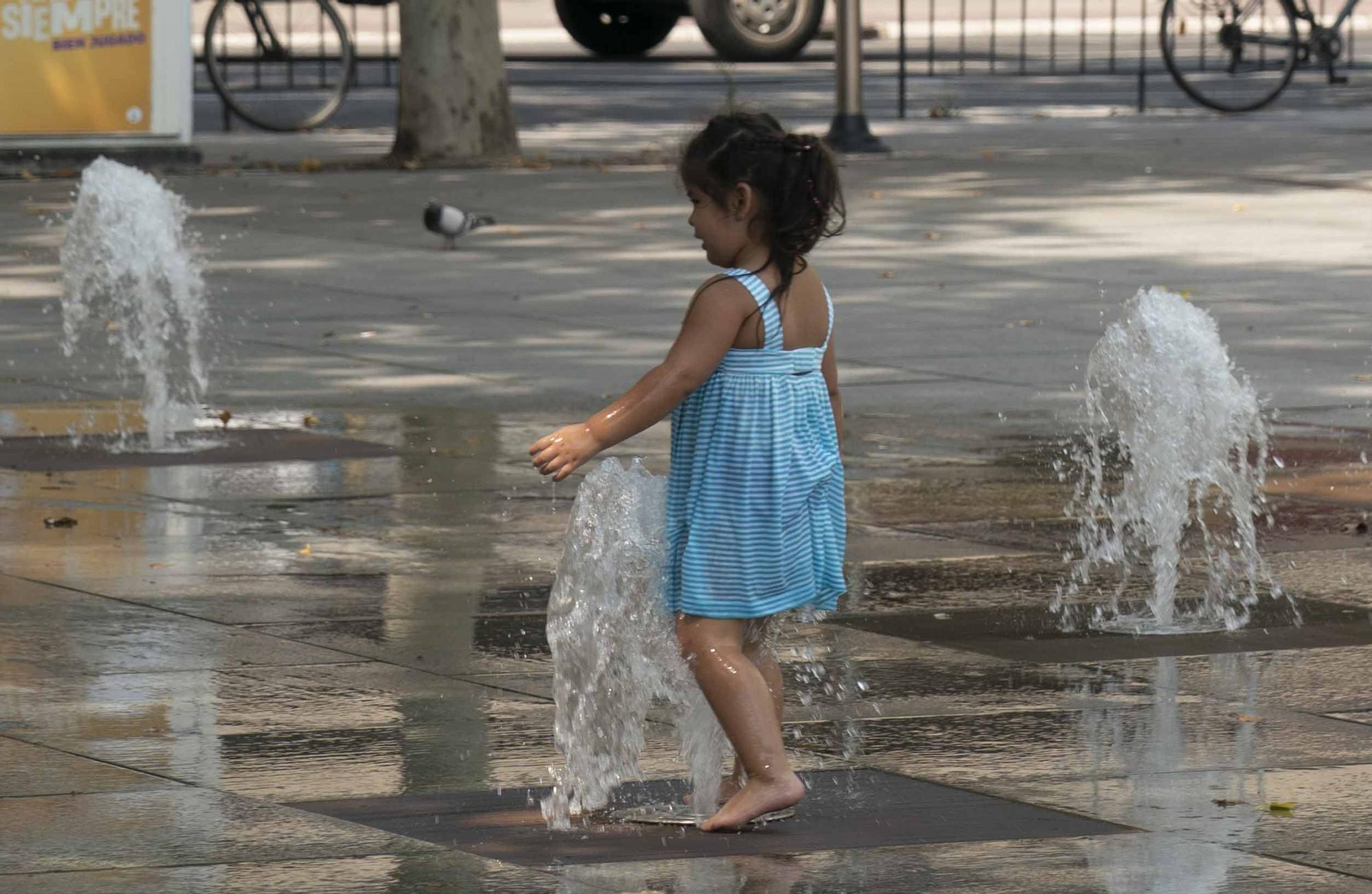 En imágenes: Vitoria sufre los estragos de la ola de calor