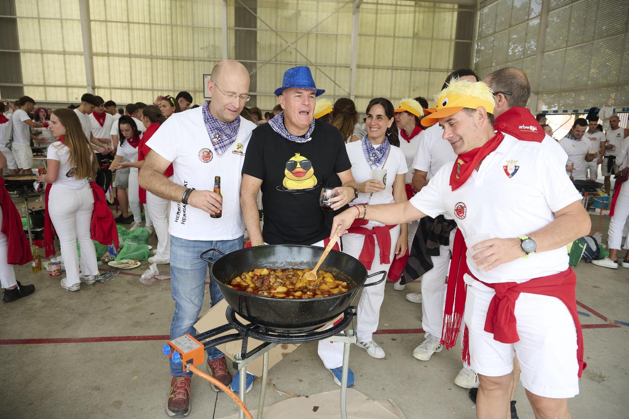 Fotos de la comida del pato en Zizur