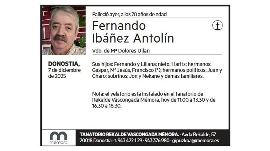 FERNANDO INAÑEZ ANTOLIN