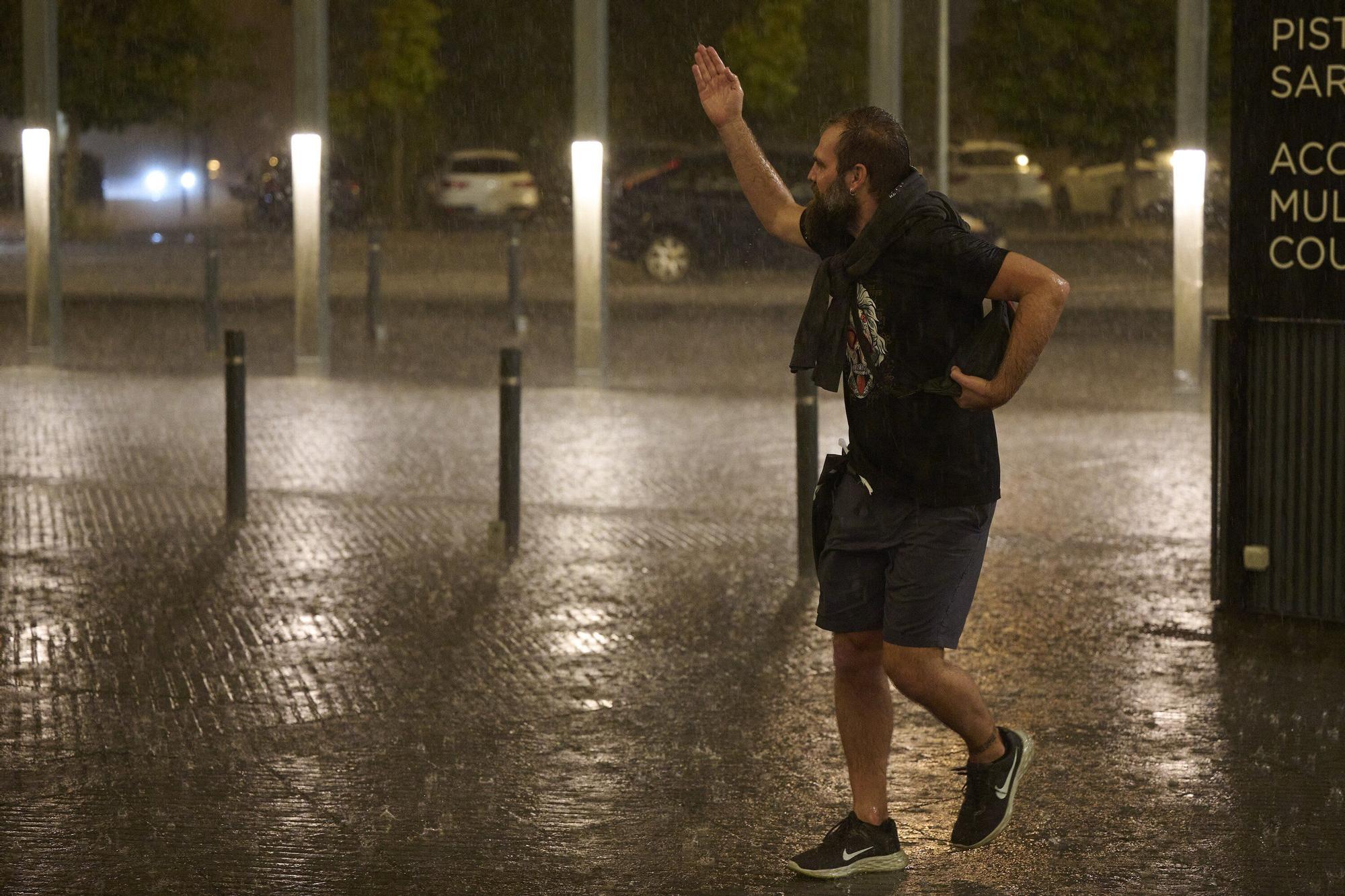 Tormenta en Pamplona y la Comarca