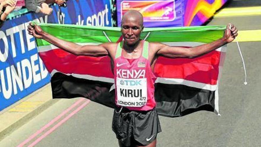 Kirui y Chelimo, campeones de maratón