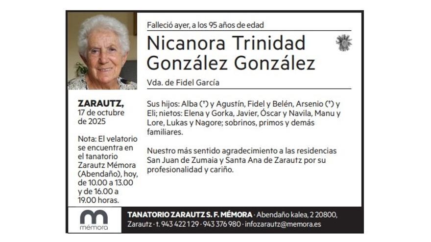 Nicanora Trinidad González González