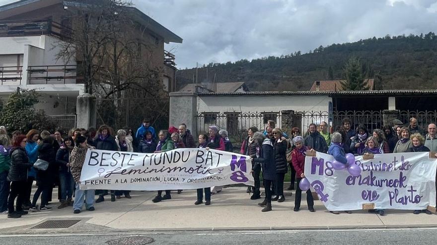 Fotos de las concentraciones en Navarra por el 8 de marzo, Día Internacional de las Mujeres