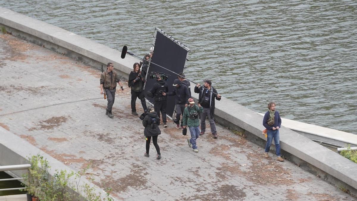 Imagen de archivo del rodaje de &#039;The Walking Dead&#039; en Bilbao
