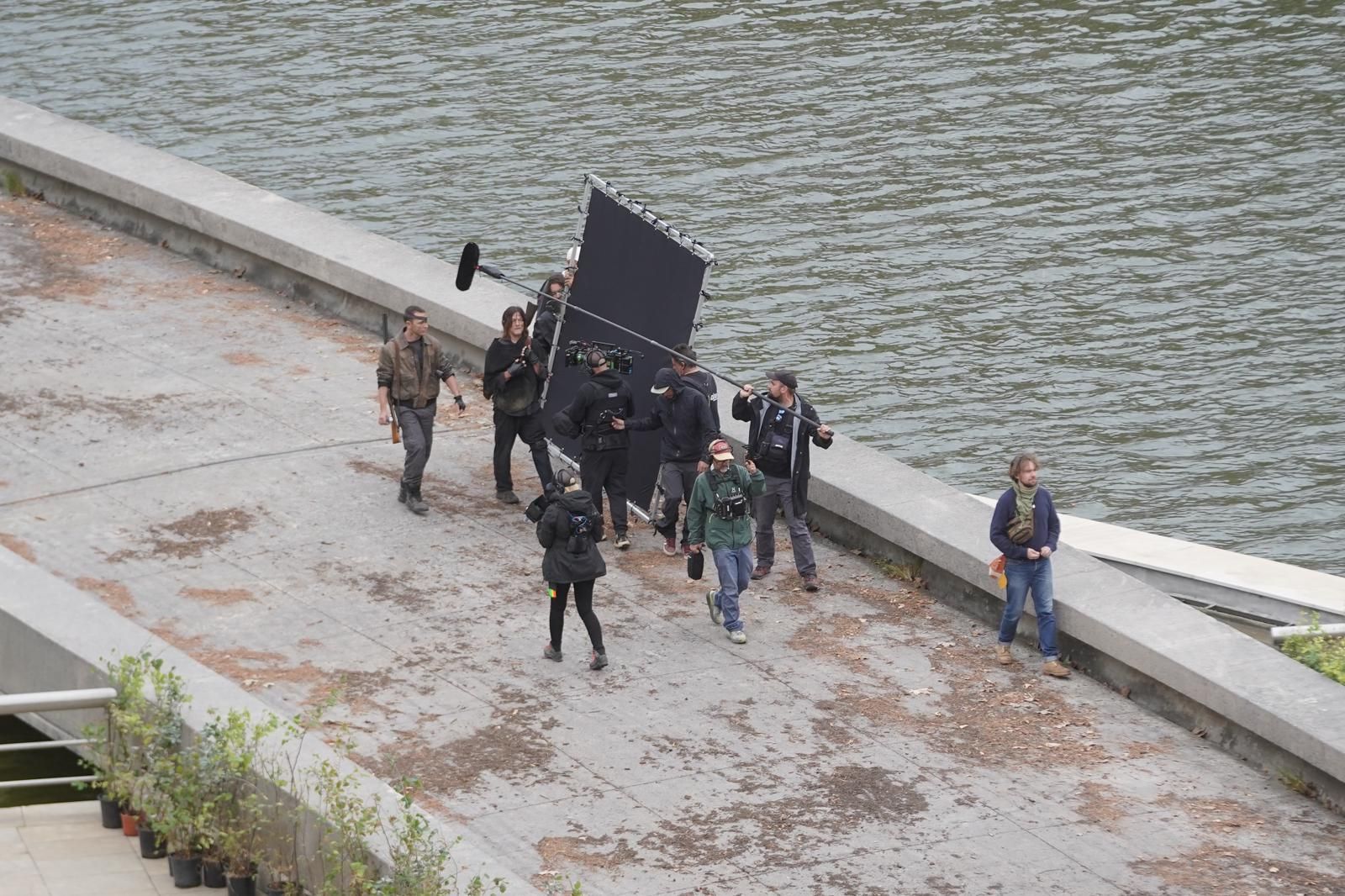 En imágenes: rodaje de 'The Walking Dead' en Bilbao