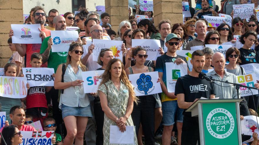 Las ikastolas de Navarra protestan ante Educación por el cierre de aulas