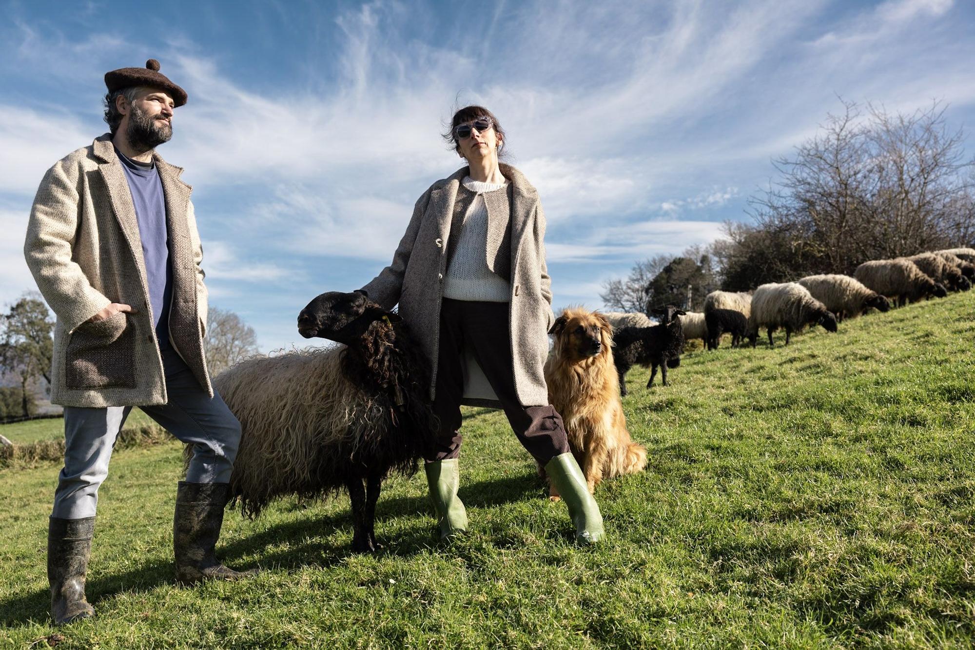 Mutur Beltz recupera la lana de oveja carranzana.