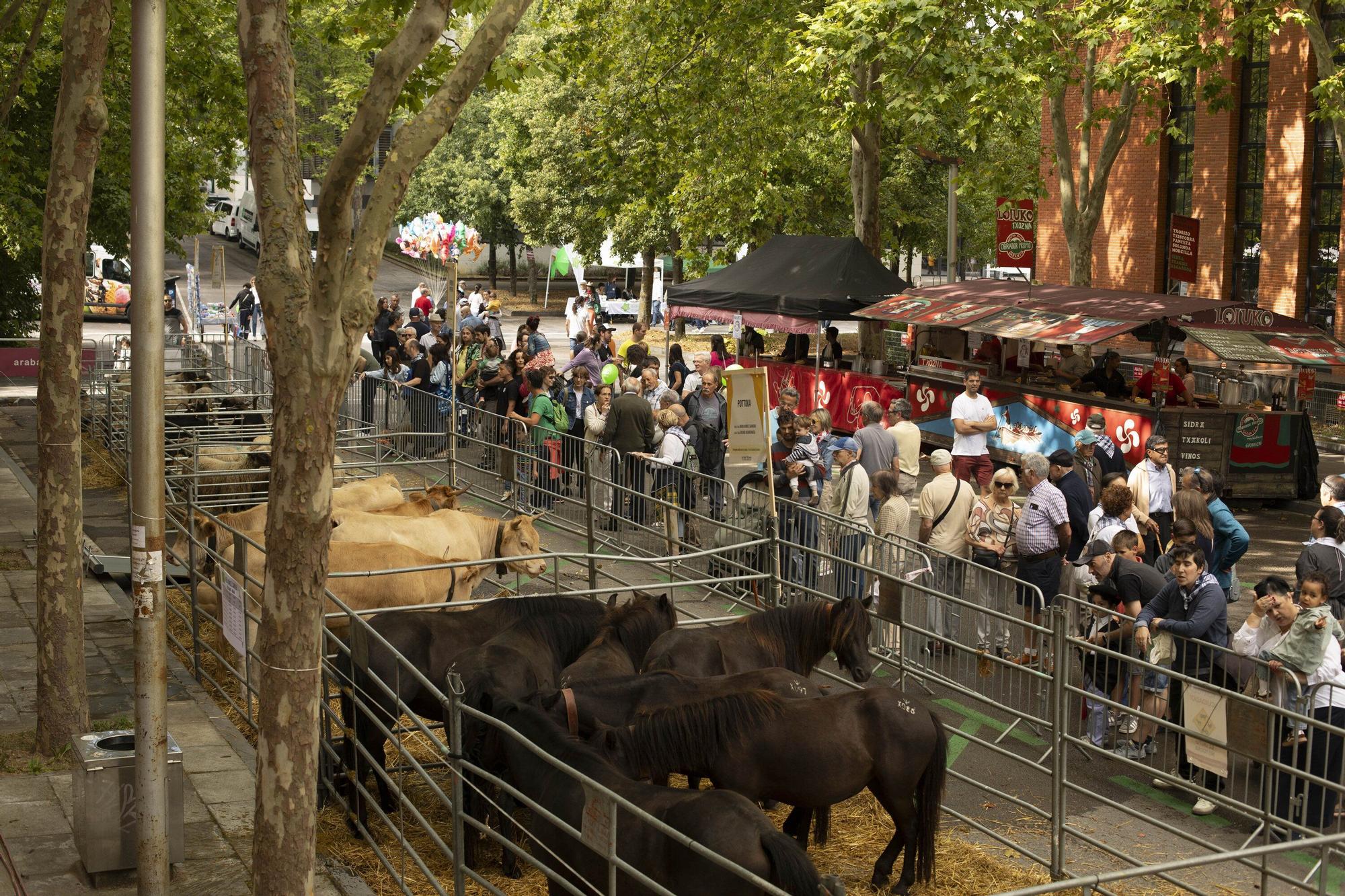En imágenes: La Feria Agrícola de Santiago toma el Campus de Álava