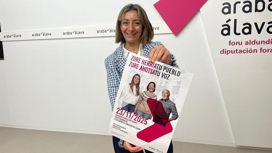 Arabako kontzejuetako hauteskundeak azaroaren 23an izango dira eta 33.000tik gora lagun daude bozkatzera deituta