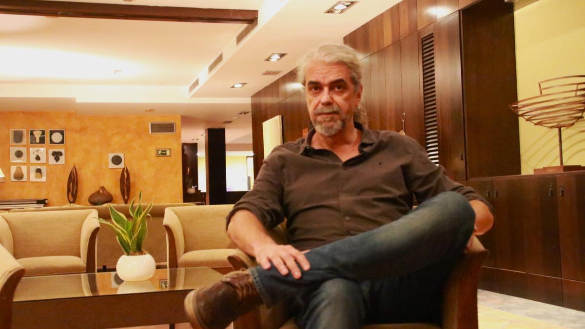 Fernando León de Aranoa, en Tudela. Fernando León de Aranoa, en Tudela.