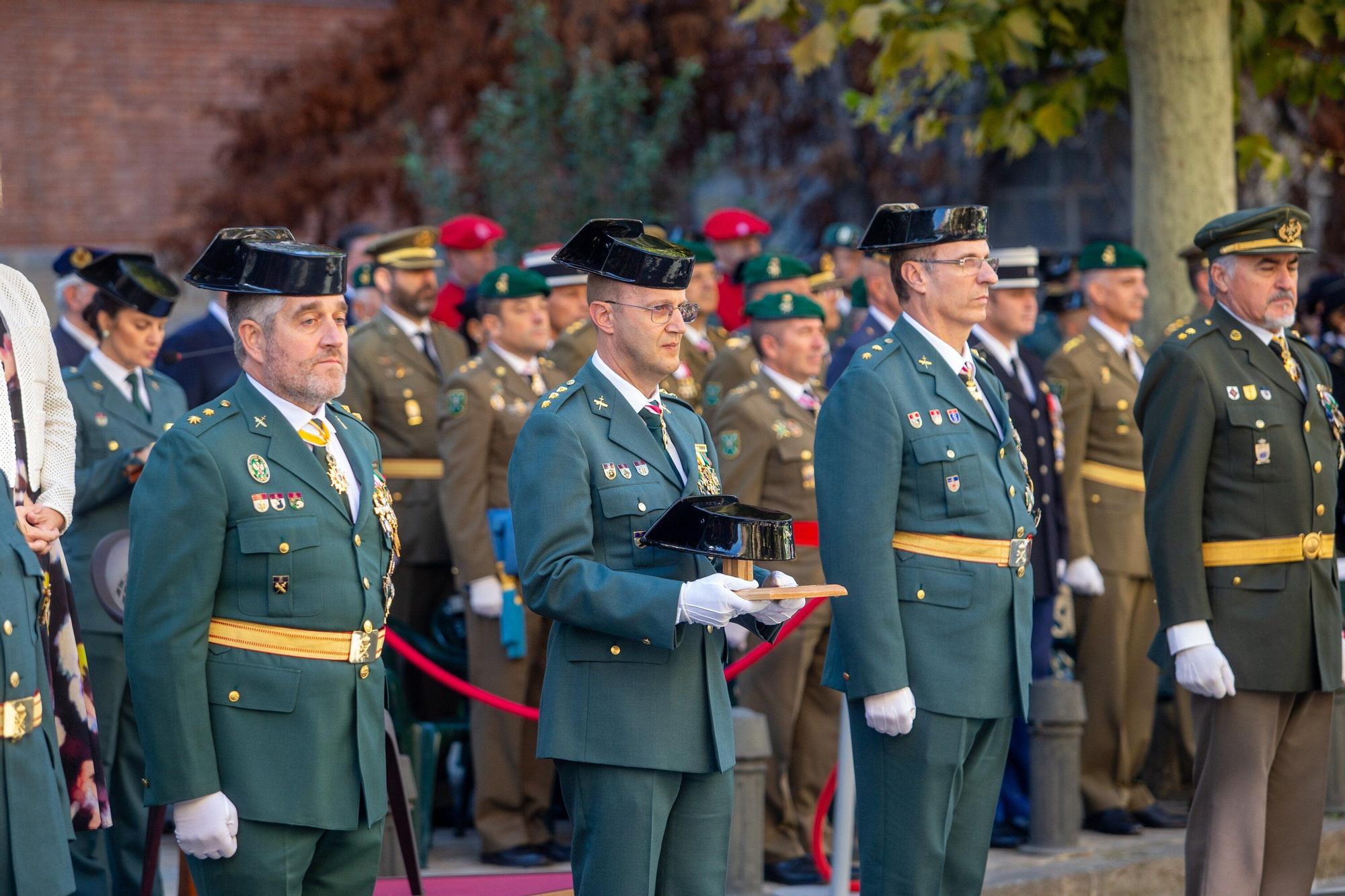 Fotos de la celebración de la Virgen del Pilar por la Guardia Civil de Navarra en Pamplona