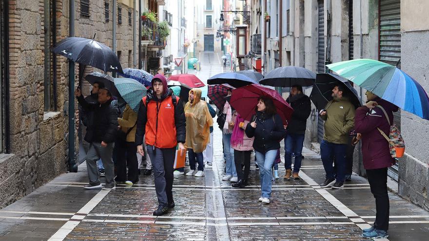 Aviso amarillo por tormentas este domingo en el centro y Ribera de Navarra