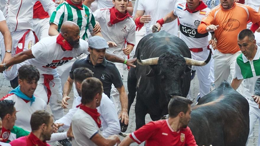 Parte de heridos del tercer encierro de San Fermín 2023