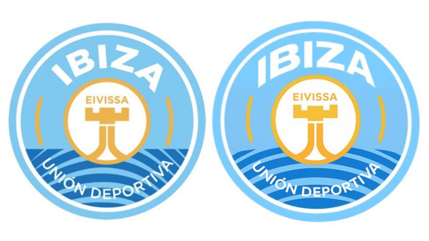 El Ibiza renueva su escudo y provoca burlas: "Busca las 3 diferencias"
