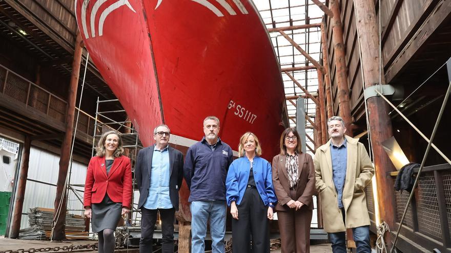 La reforma del último atunero donostiarra reabre las puertas de Albaola