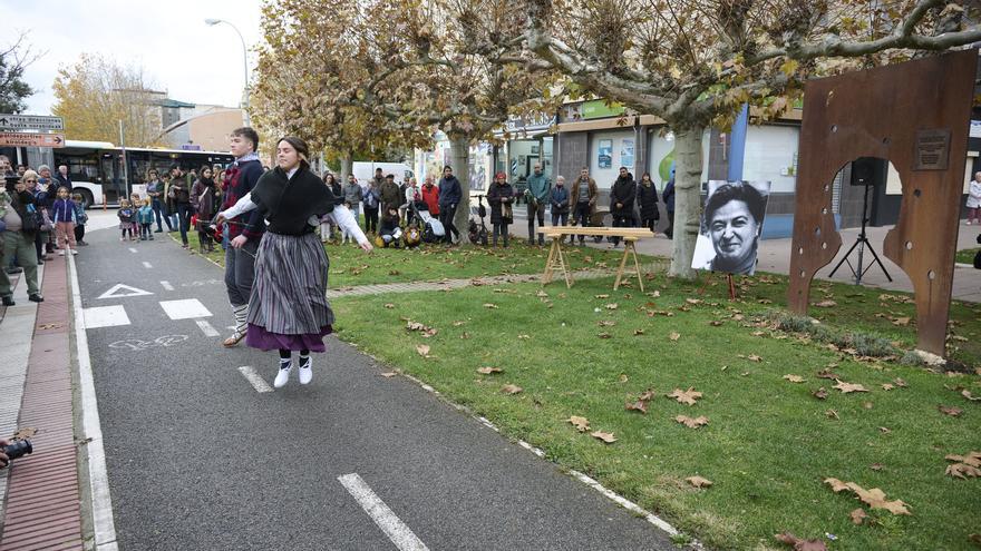 Karmele Solaguren, en el recuerdo en Barañáin 21 años después de su muerte