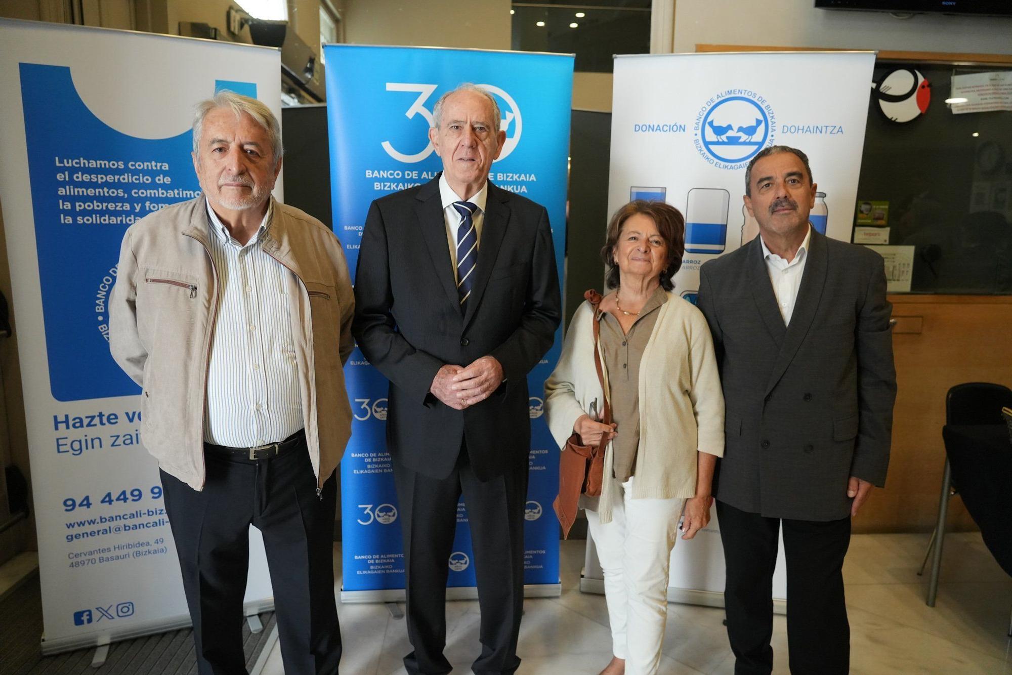 Andrés Galán, Pedro Llorca, Belén Méndez de Vigo y Paco Greciano.