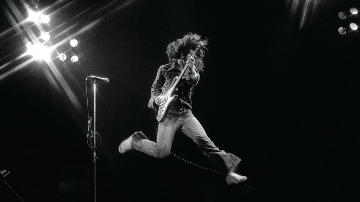 Imagen del documental de la gira de Rory Gallagher.
