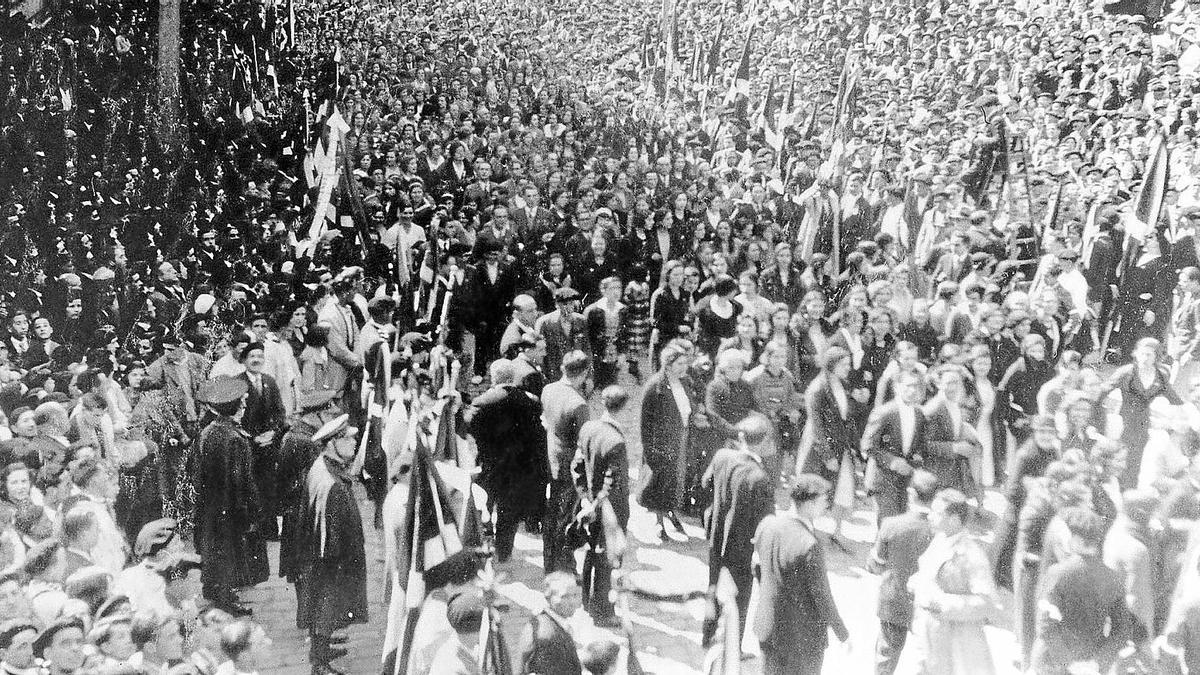 El primer Aberri Eguna se celebró en 1932, en Bilbao.