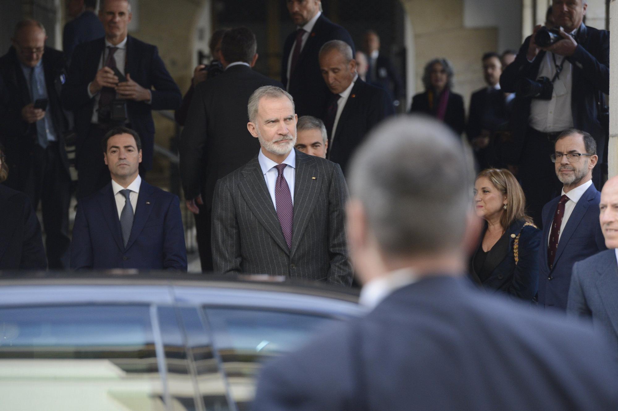 Protestas en Gernika por la visita de Felipe VI