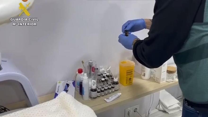 Nueve detenidos, cuatro de ellos en Bizkaia, y 10.000 dosis de bótox intervenidas en clínicas clandestinas