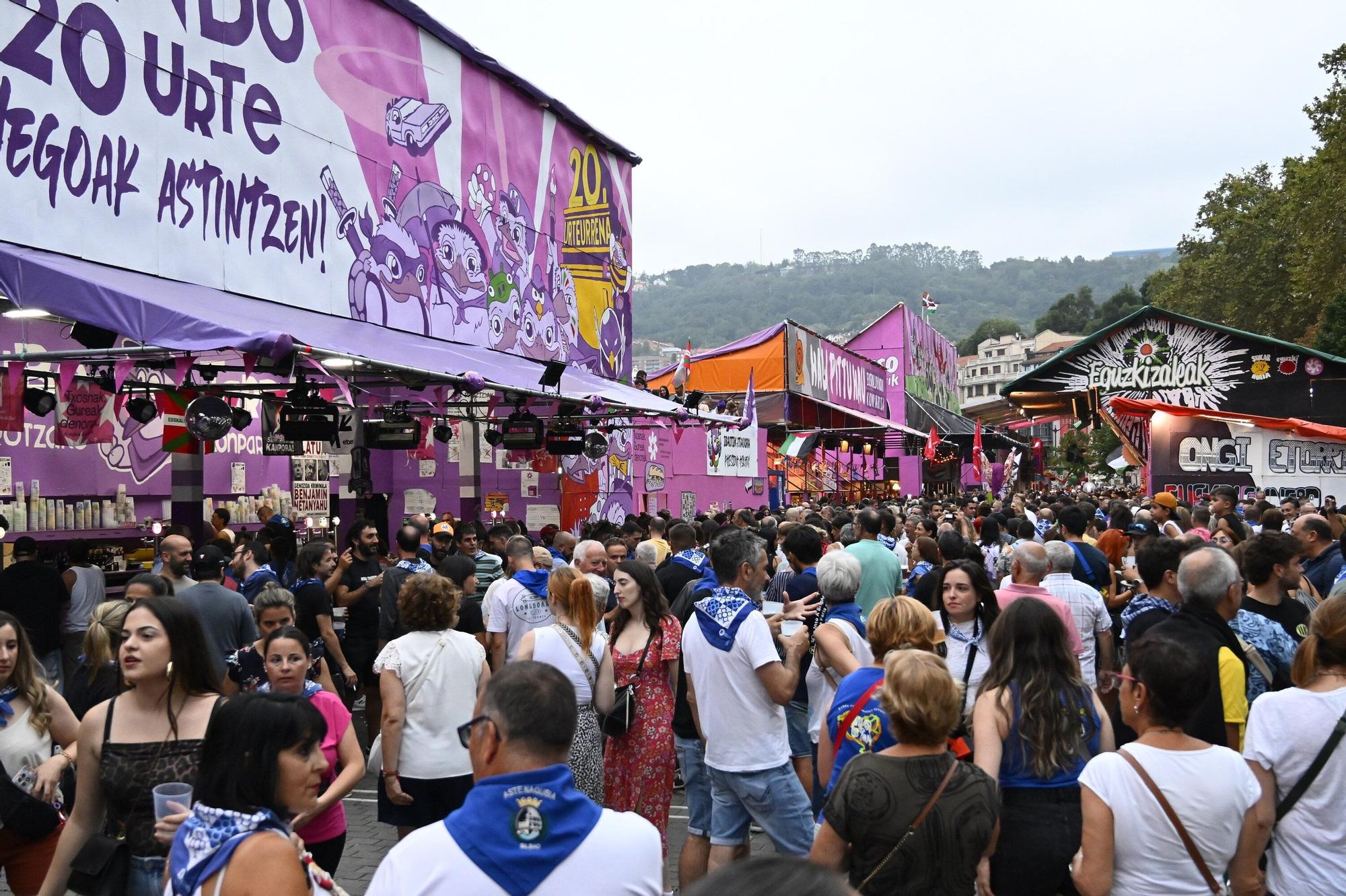 Bilbao está de fiesta: fotos del primer día de Aste Nagusia 2025