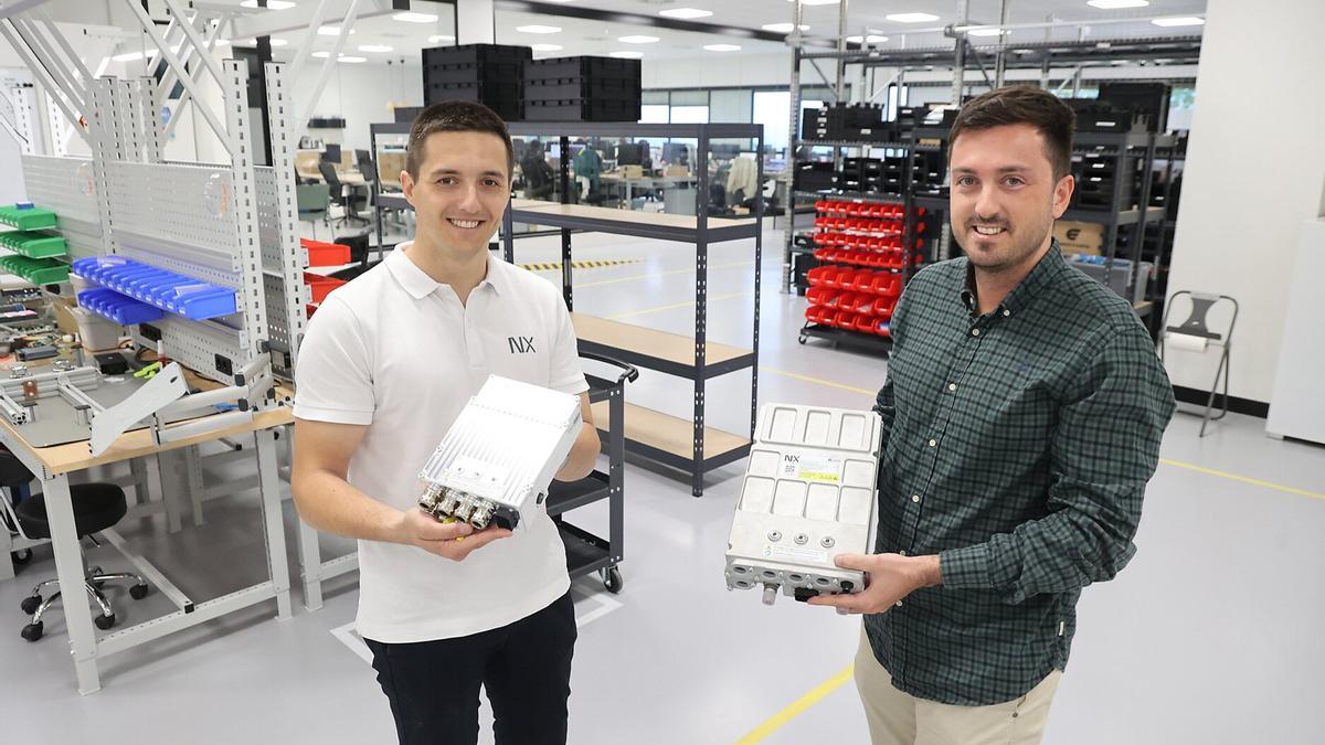 Dos de los fundadores de NX Technologies, Jon Duroudier y Mikel Peral.