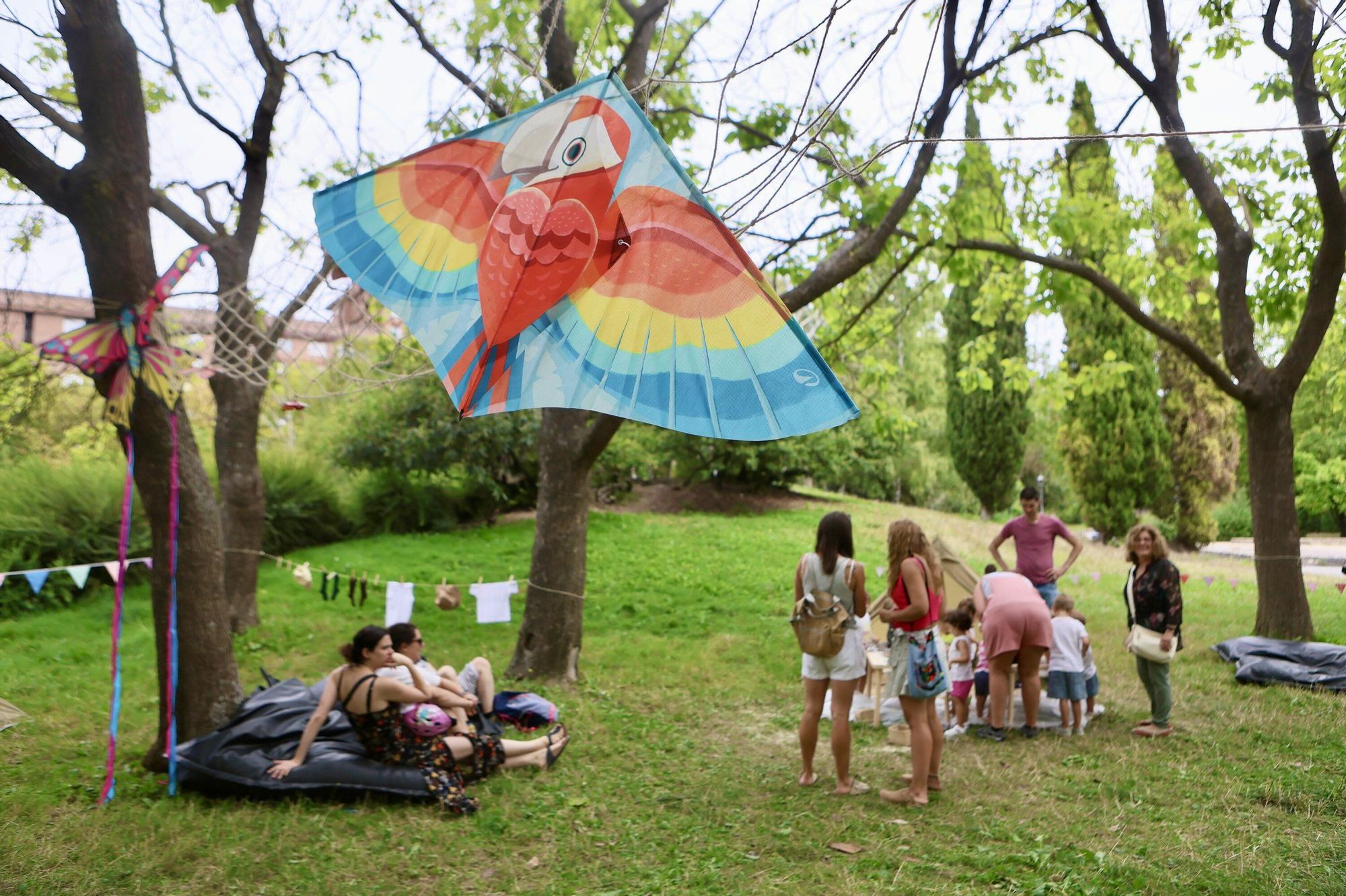 En imágenes: El parque de Arriaga, el espacio de los txikis en fiestas