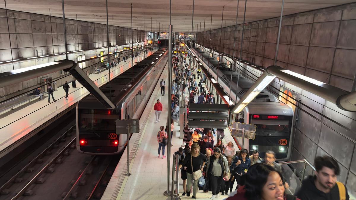 Avería en Metro Bilbao