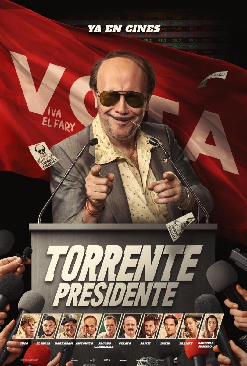'Torrente presidente' filmaren kartela.