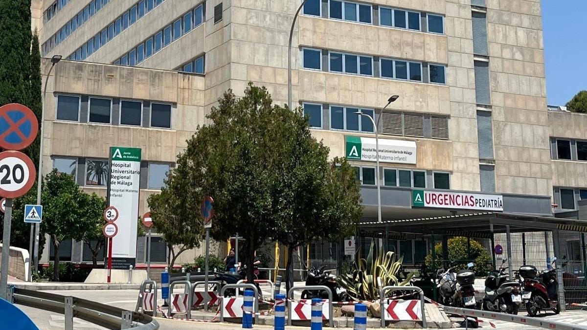 Zona de Urgencias Pediátricas del Hospital Materno Infantil de Málaga