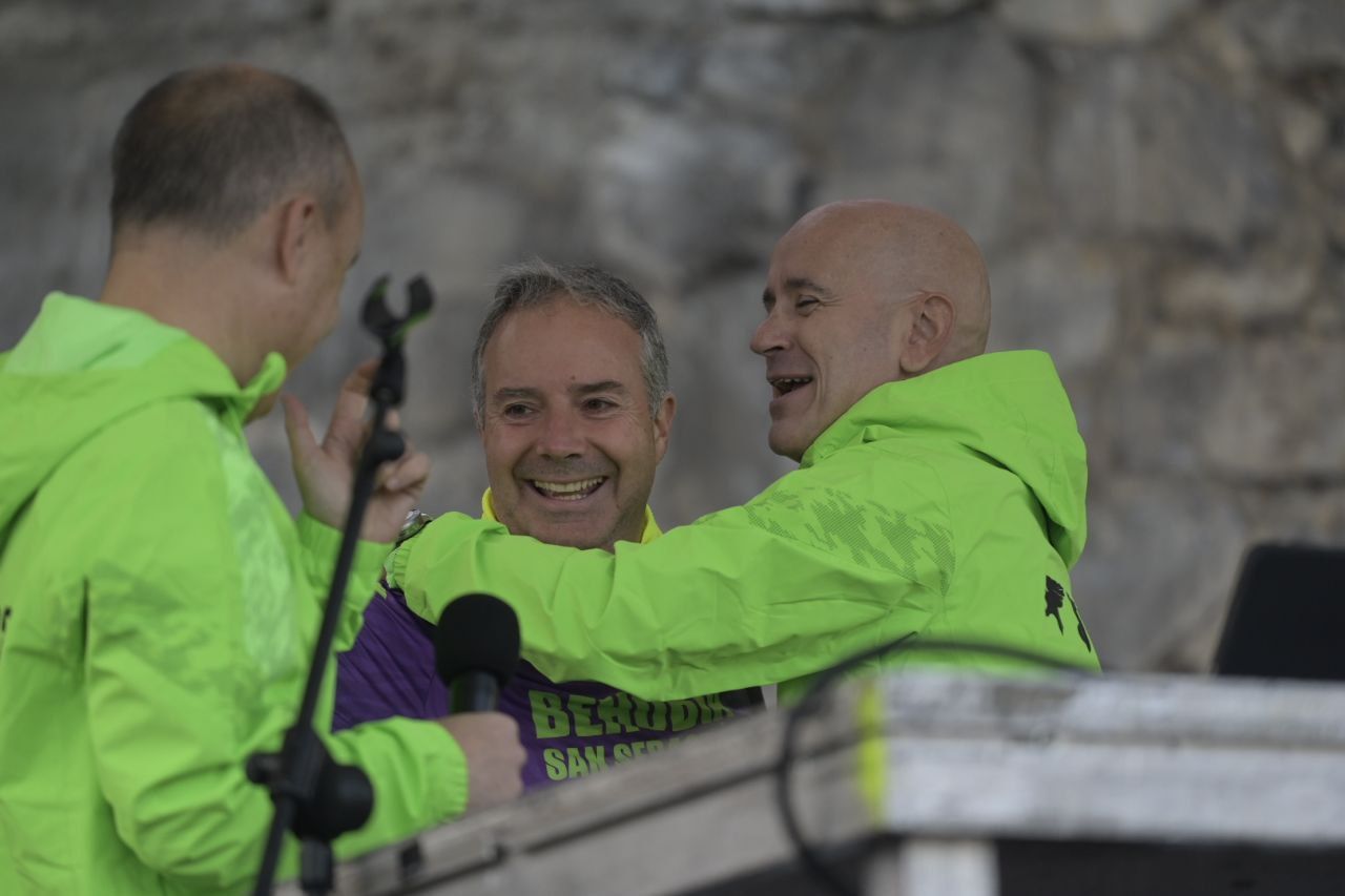 Ilusión y concentración en la salida de la Behobia-San Sebastián