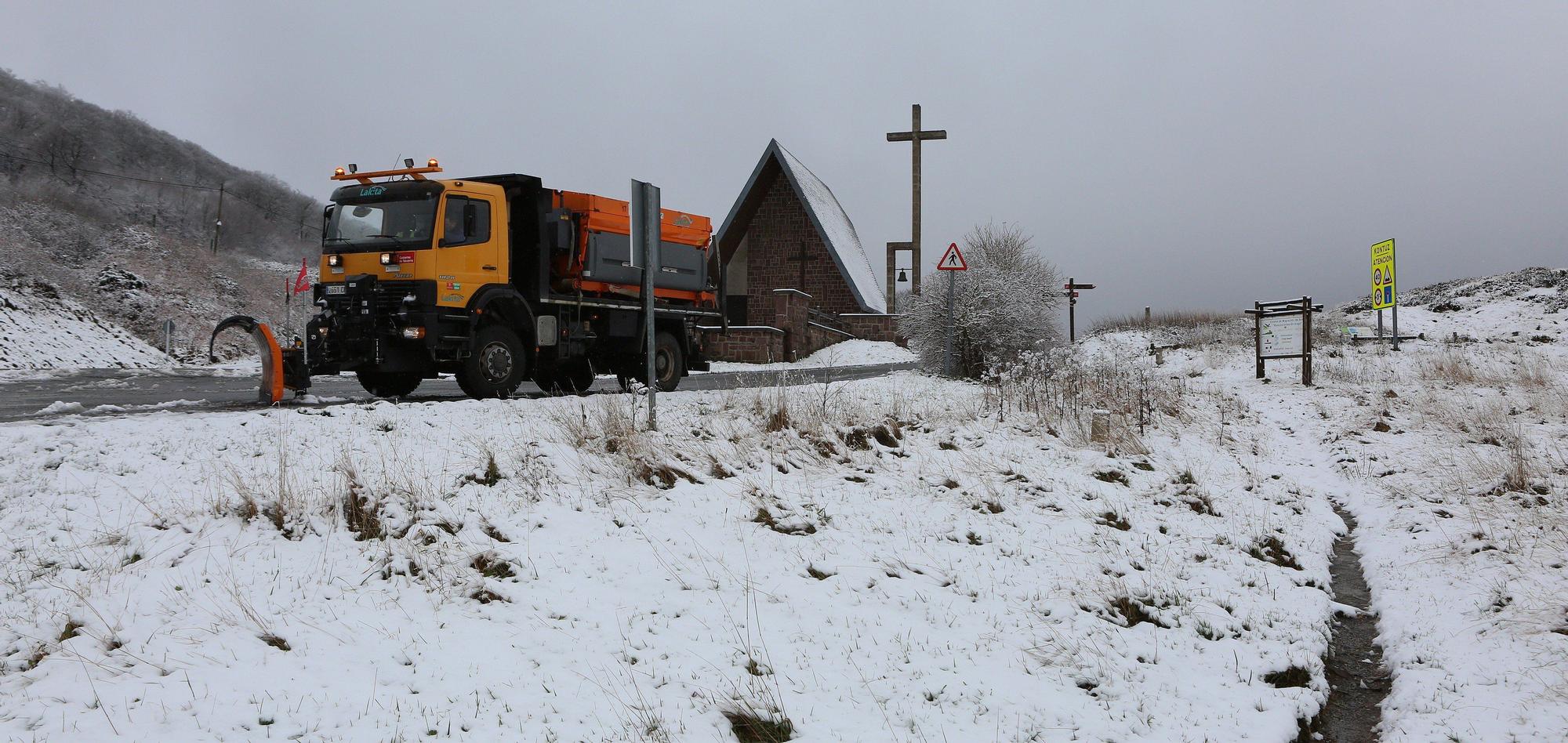 Fotos de la nieve en Navarra (20 de noviembre de 2025)