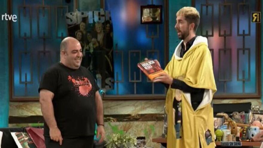 Custodio Pérez y David Broncano, ayer en &#039;La Revuelta&#039;