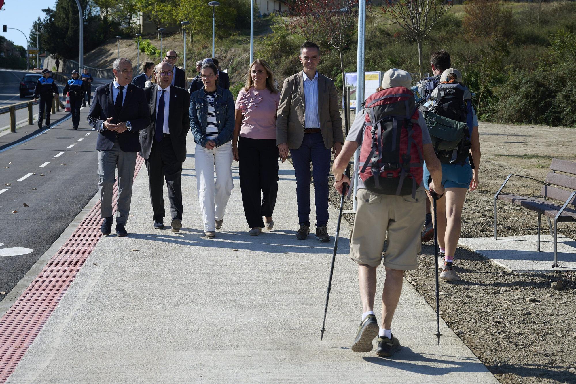 Fotos de la visita al carril bici entre Pamplona y Cizur Menor por el Camino de Santiago