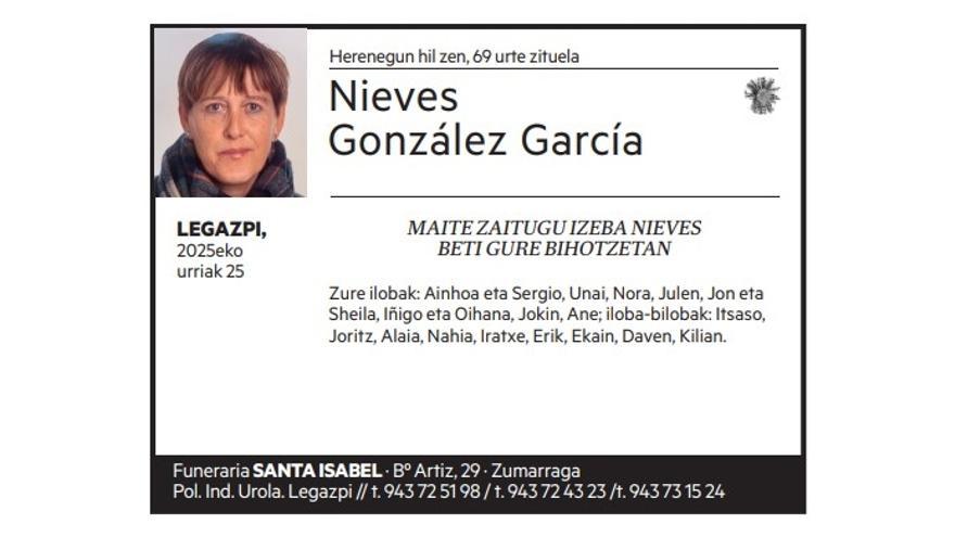 Nieves González García