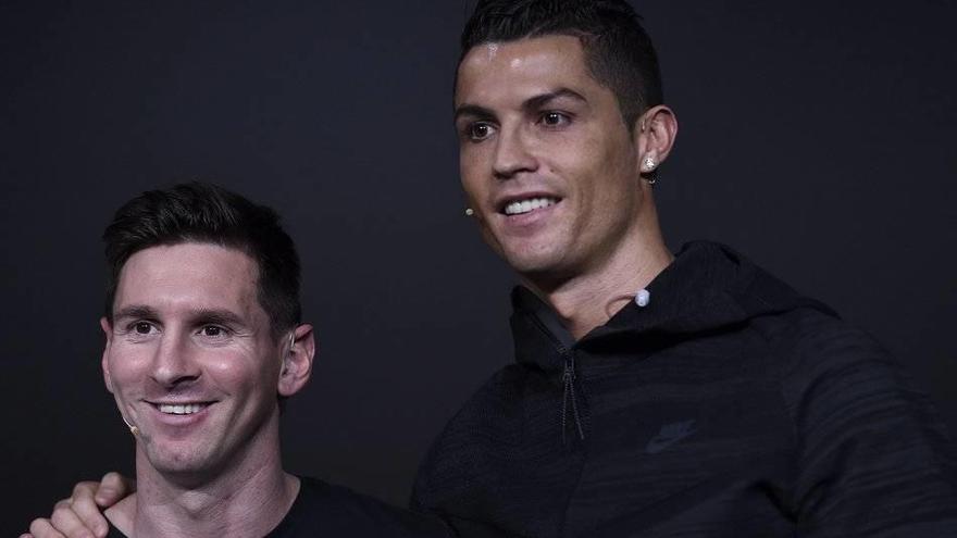 Lionel Messi y Cristiano Ronaldo.