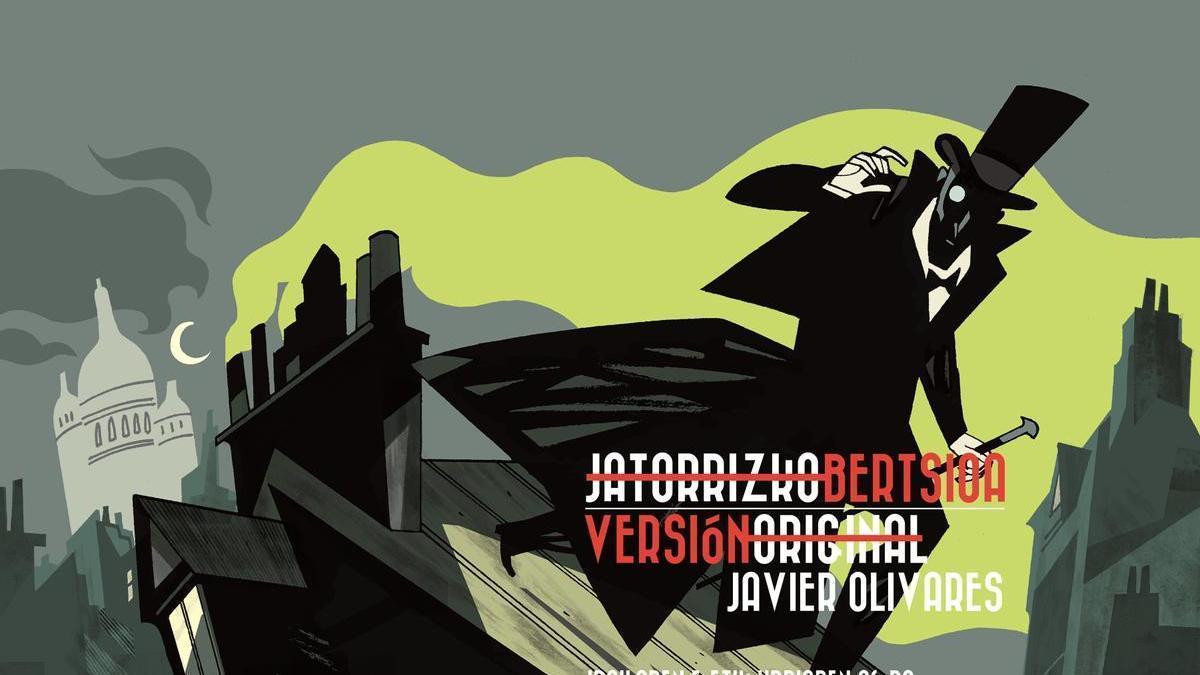 Cartel de la exposición &#039;Versión original&#039; de Javier Olivares.