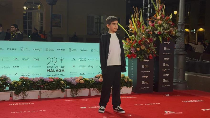 De Bilbao a la alfombra roja de Málaga: Ian debuta con solo 10 años con 'Un hijo'