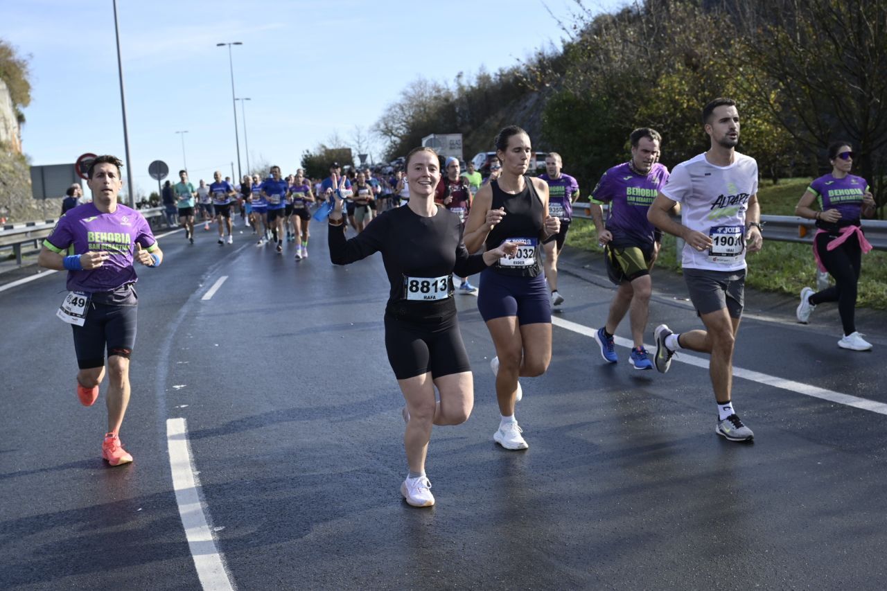 La Behobia, a su paso por Gaintxurizketa