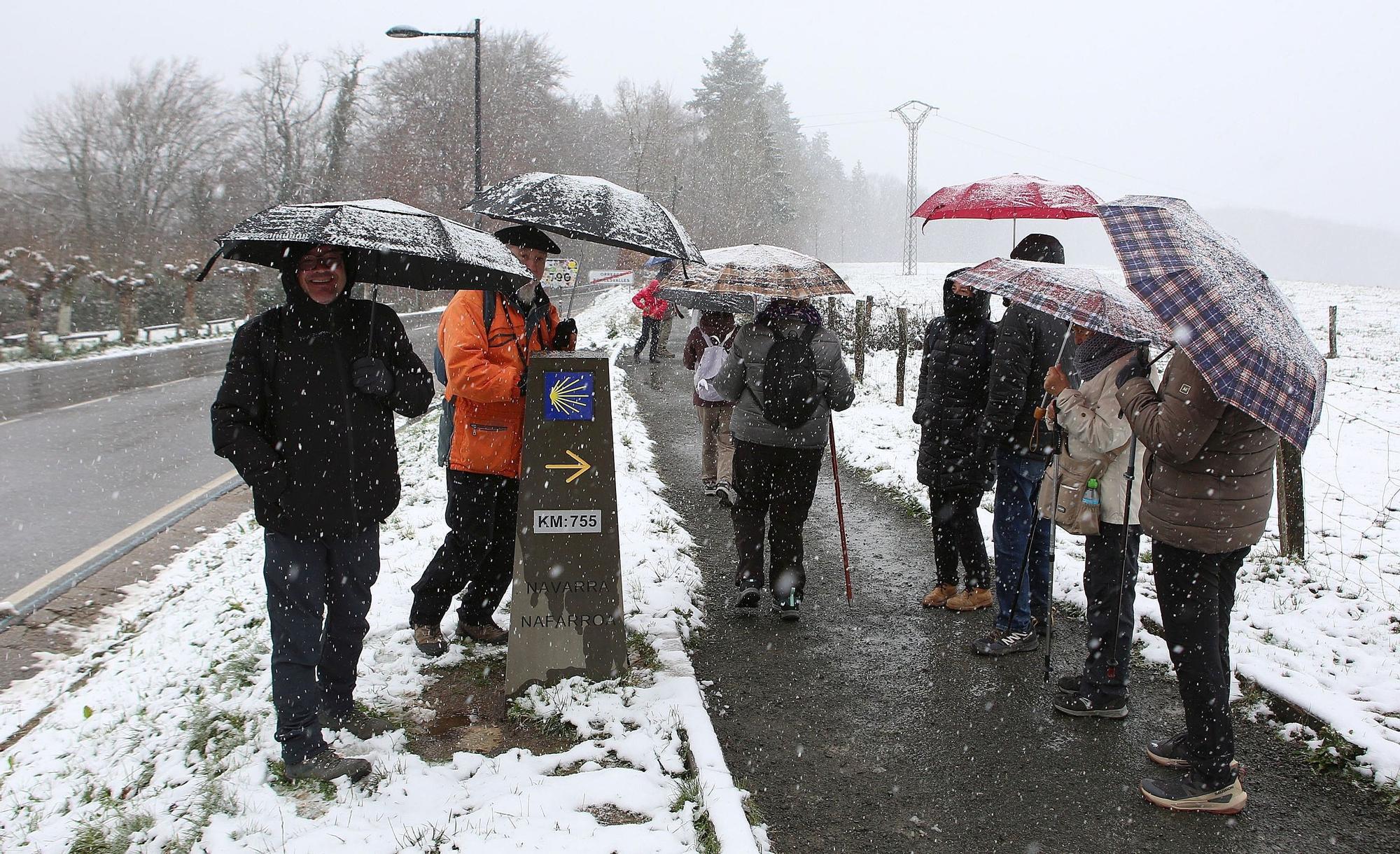 Fotos de la nieve en Navarra (20 de noviembre de 2025)