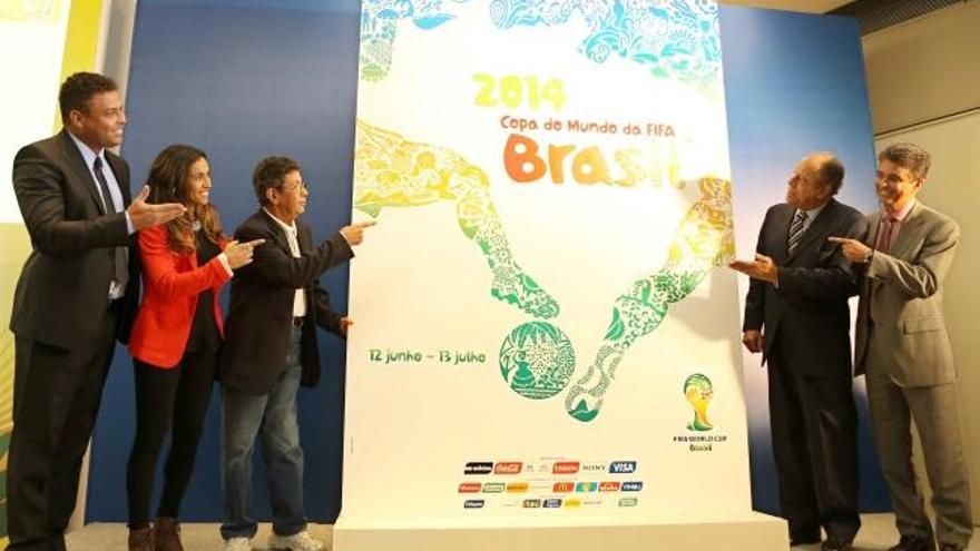 El cartel del Mundial de Brasil une fútbol, fauna y  flora