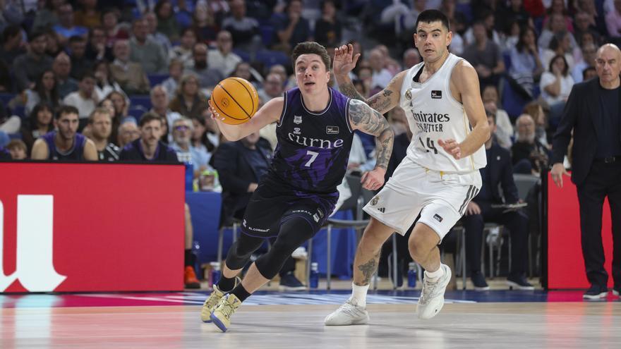 El Surne Bilbao Basket cae con honor en su visita al Real Madrid