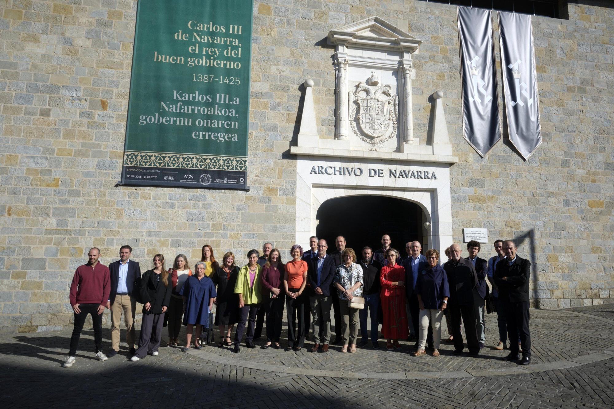 Presentación de la exposición 'Carlos III de Navarra, el rey del buen gobierno (1387-1425)'