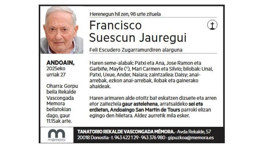 FRANCISCO SUESCUN JAUREGUI