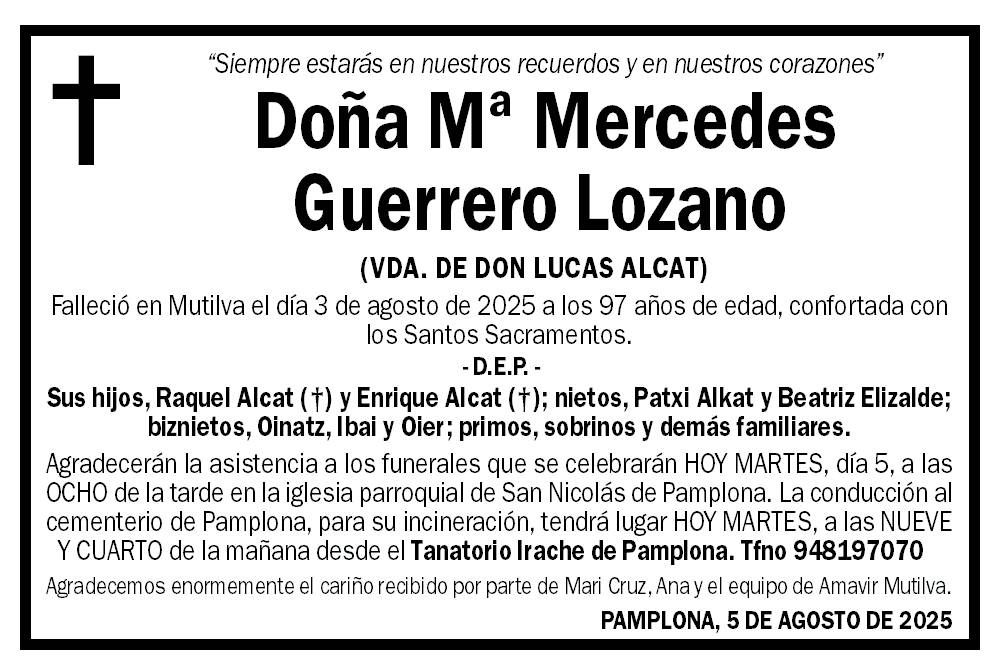 Mª Mercedes Guerrero Lozano