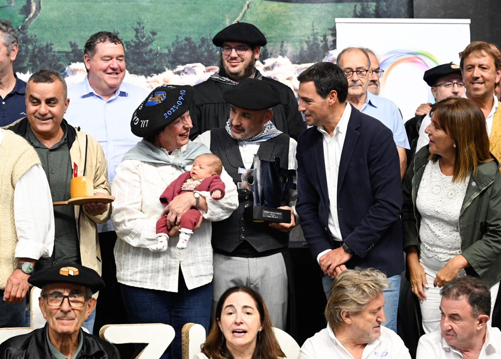 Las mejores imágenes del concurso de quesos de Ordizia