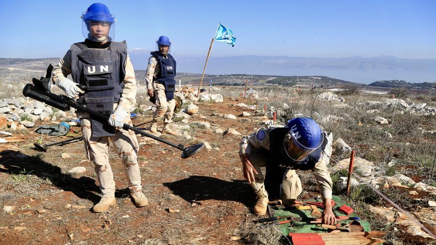 Tres cascos azules muertos en el Líbano al entrar la guerra contra Irán en su día 32