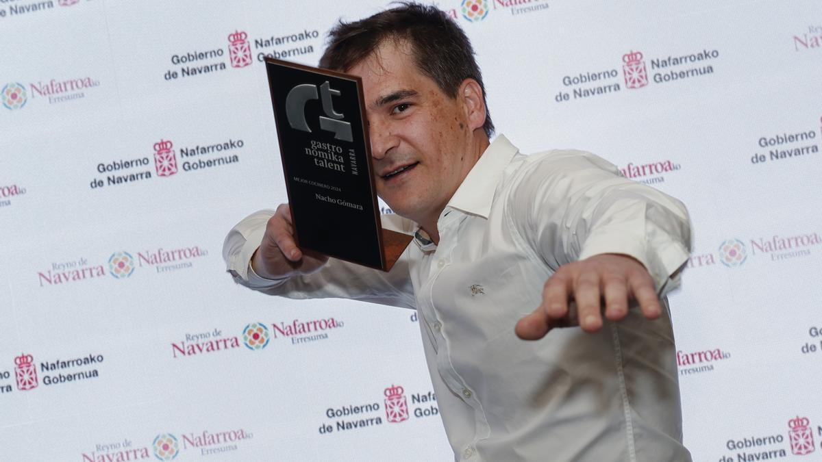 Nacho Gómara, reconocido mejor cocinero de 2024 en la III edición de los premios Gastronomika Talent Navarra
